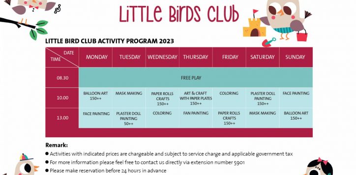 little-bird-club-activity-program-2023-2